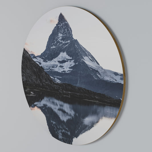 MEMORY OF MATTERHORN Kulatá nástěnná dekorace