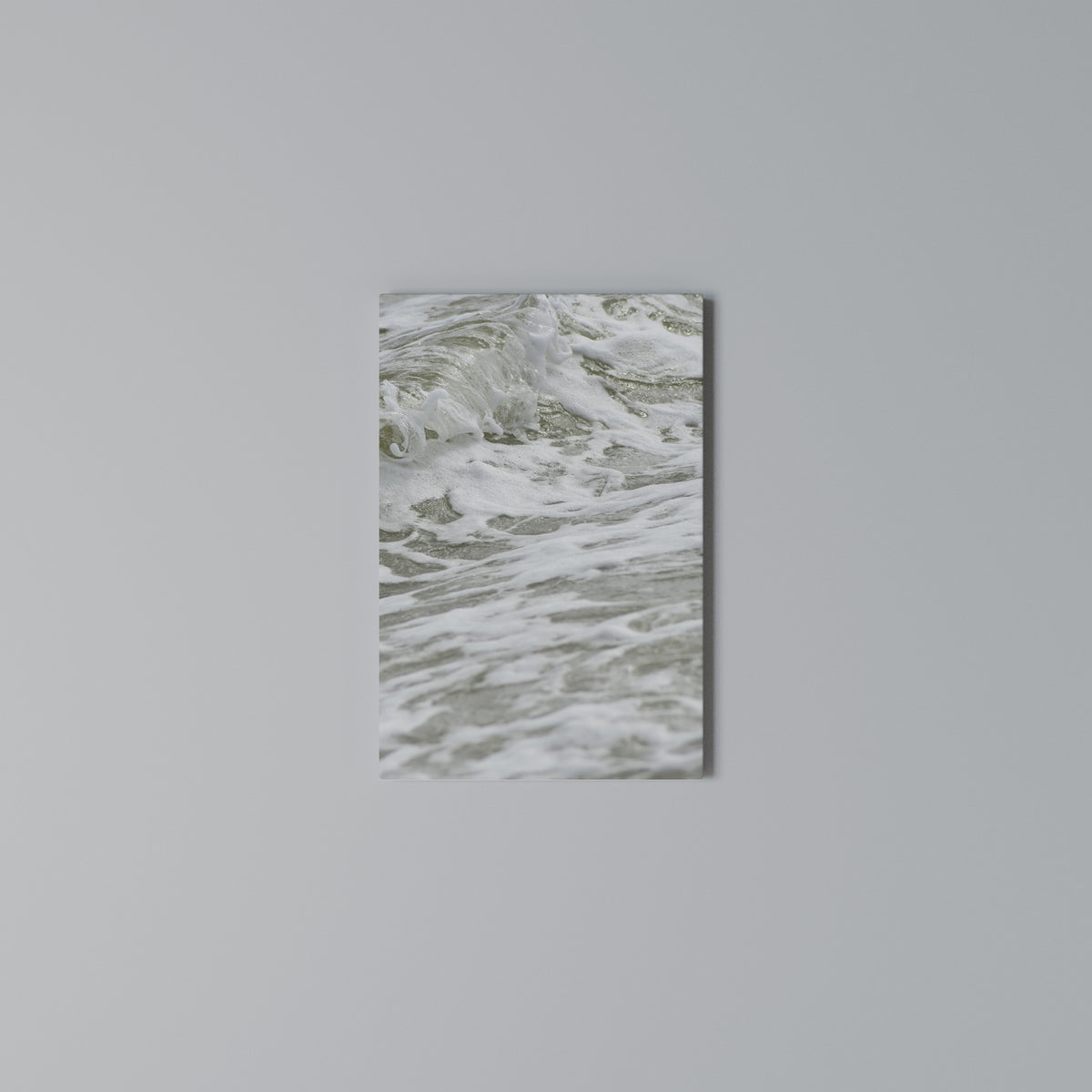 FOAMING ELEGANCE Vertical Canvas Print