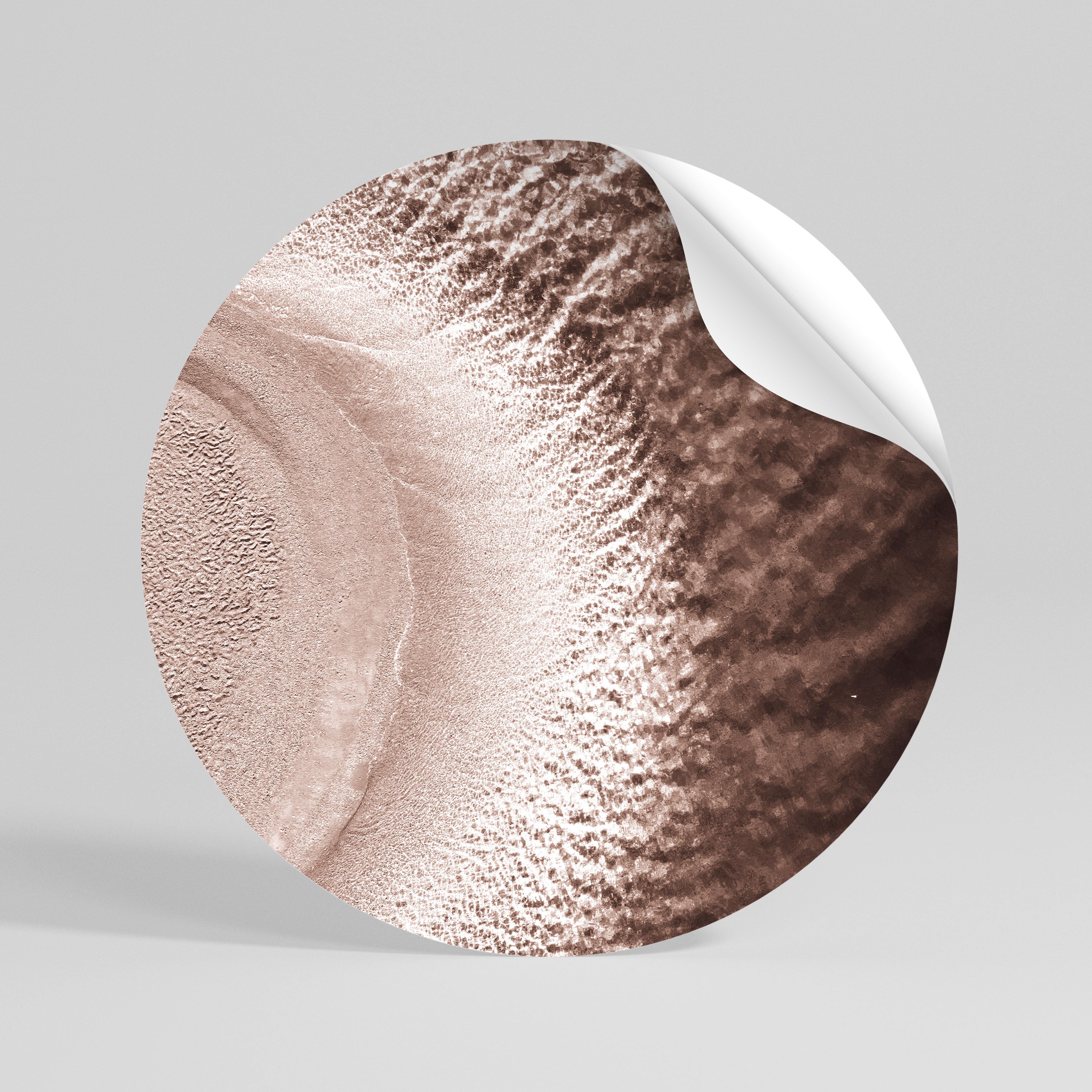 HARMONY IN HUES Peel and Stick Round Sticker