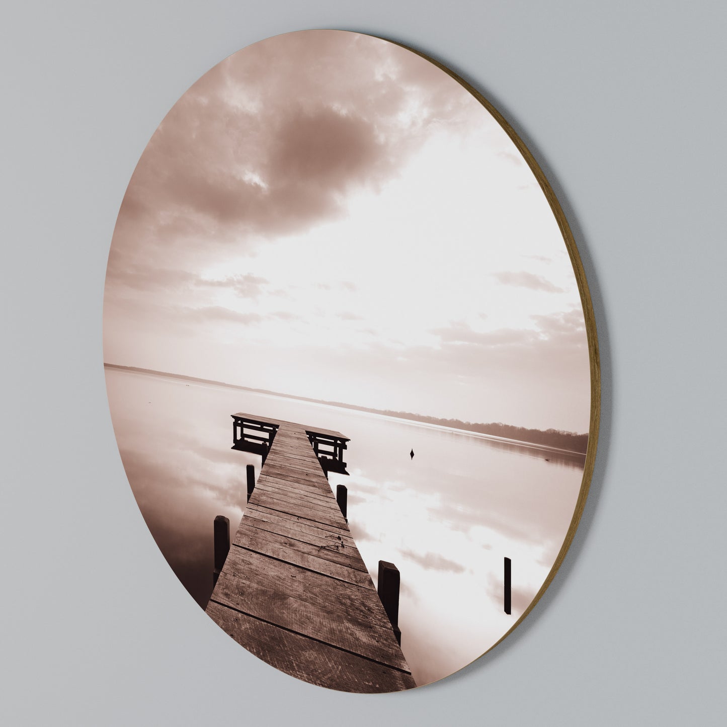 ECHOES OF STILLNESS Kulatá nástěnná dekorace