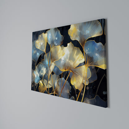GLIMMERING GINKGO DREAMS Horizontal Canvas Print