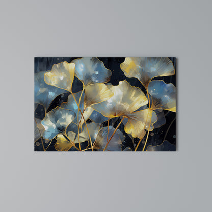 GLIMMERING GINKGO DREAMS Horizontal Canvas Print