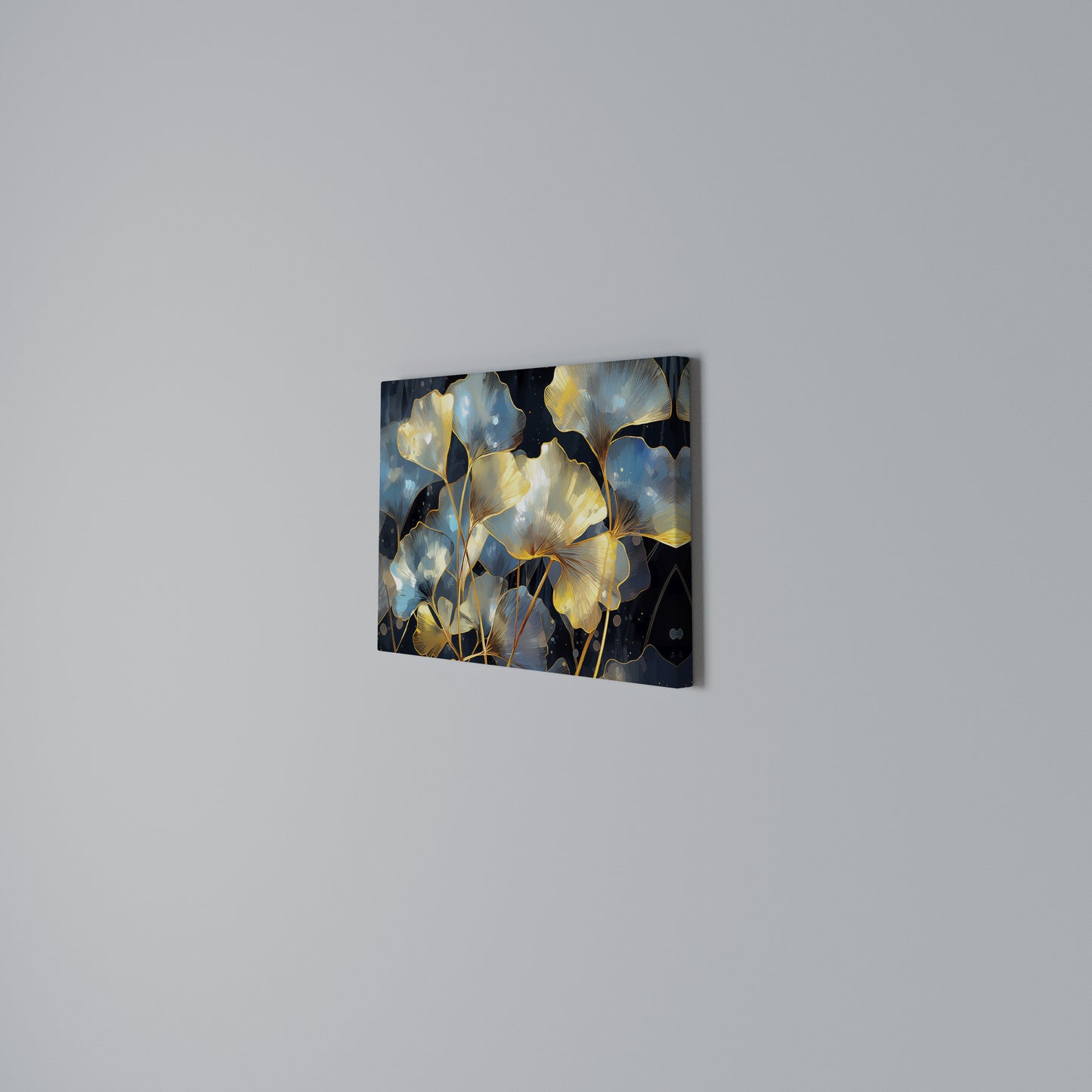 GLIMMERING GINKGO DREAMS Horizontal Canvas Print