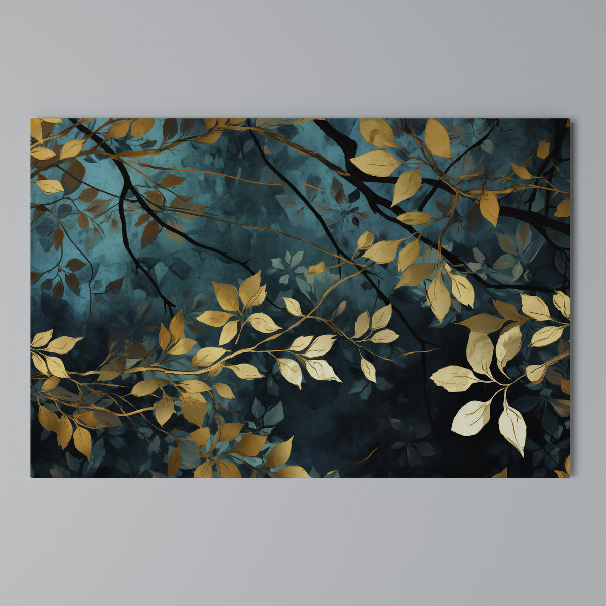 LUSH TURQUOISE Horizontal Canvas Print