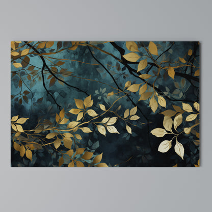 LUSH TURQUOISE Horizontal Canvas Print