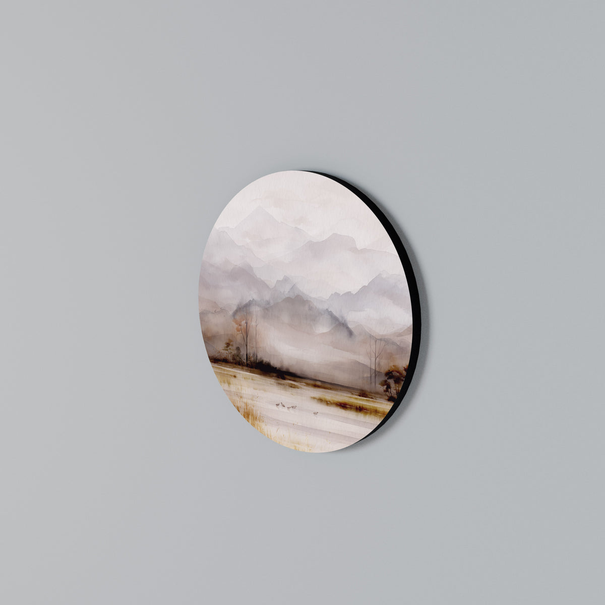 MISTY HORIZONS UNVEILED Kulatá nástěnná dekorace
