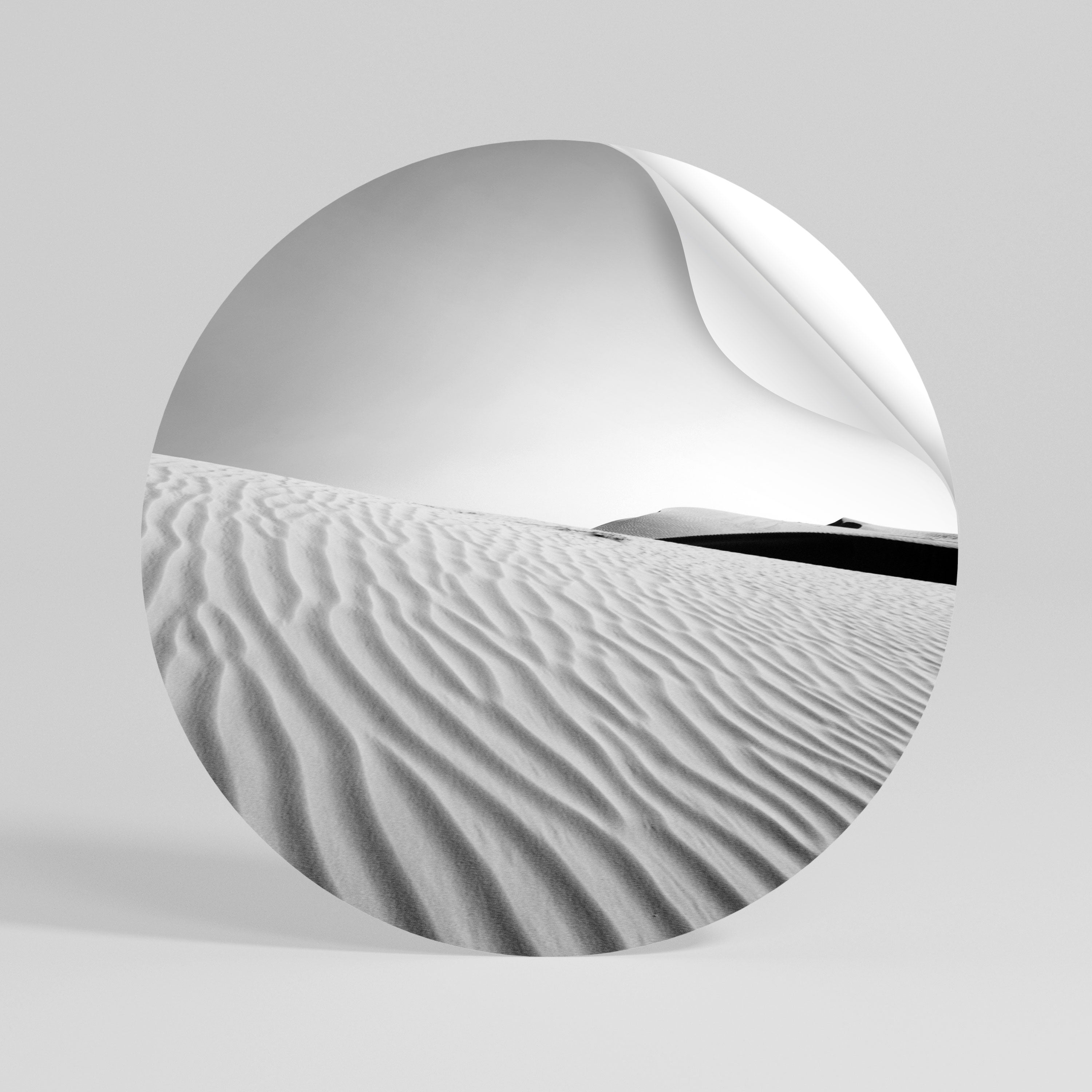 SAND INFINITY Kulatá samolepka