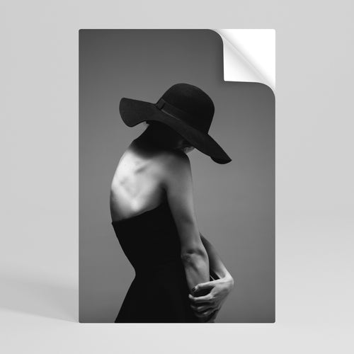 SILHOUETTE OF MYSTERY Svislý samolepicí plakát