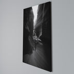 TIME'S WHISPERING CANYON Vertical Canvas Print