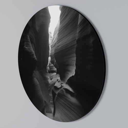 TIME'S WHISPERING CANYON Kulatá nástěnná dekorace