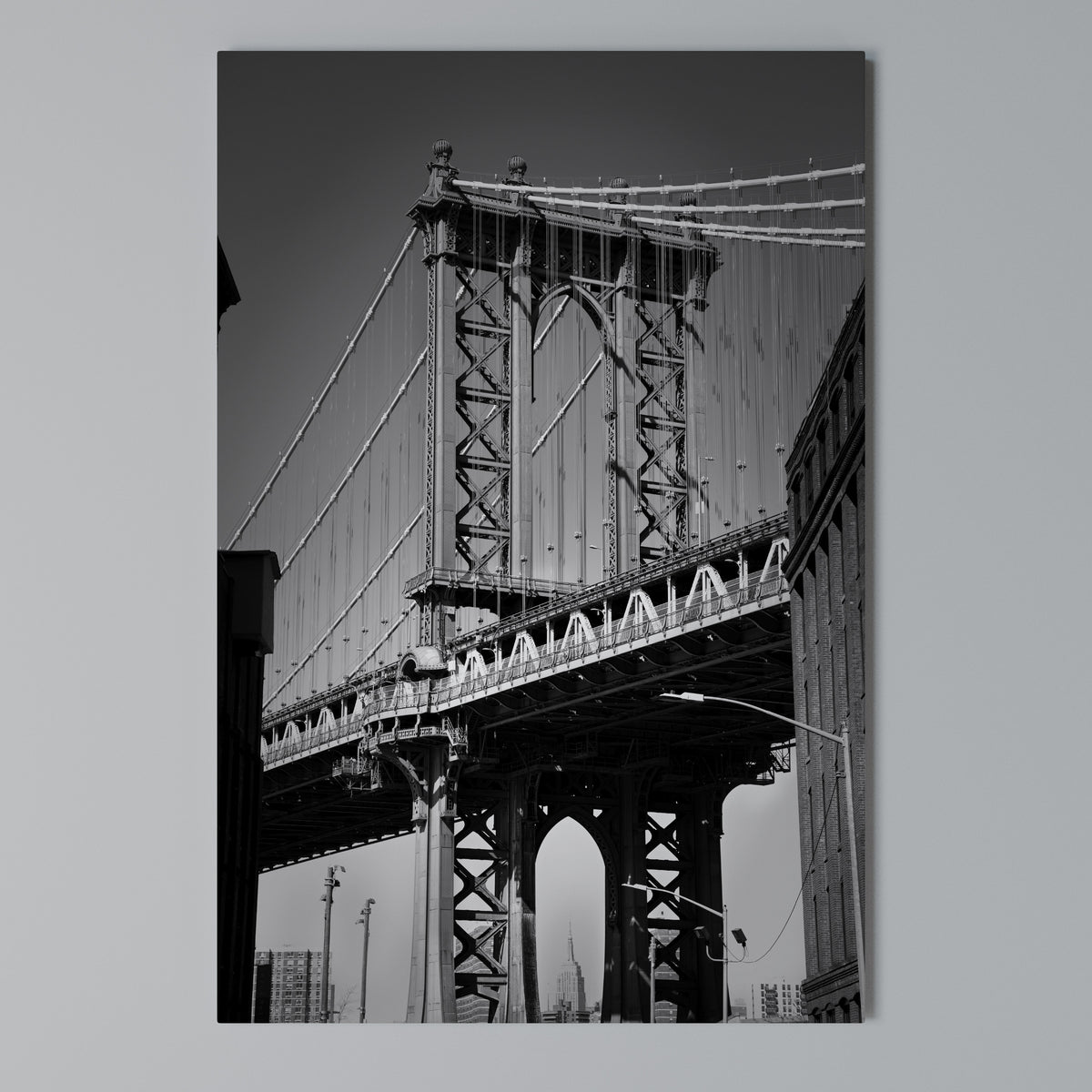 TIMELESS BRIDGE TALES Vertical Canvas Print
