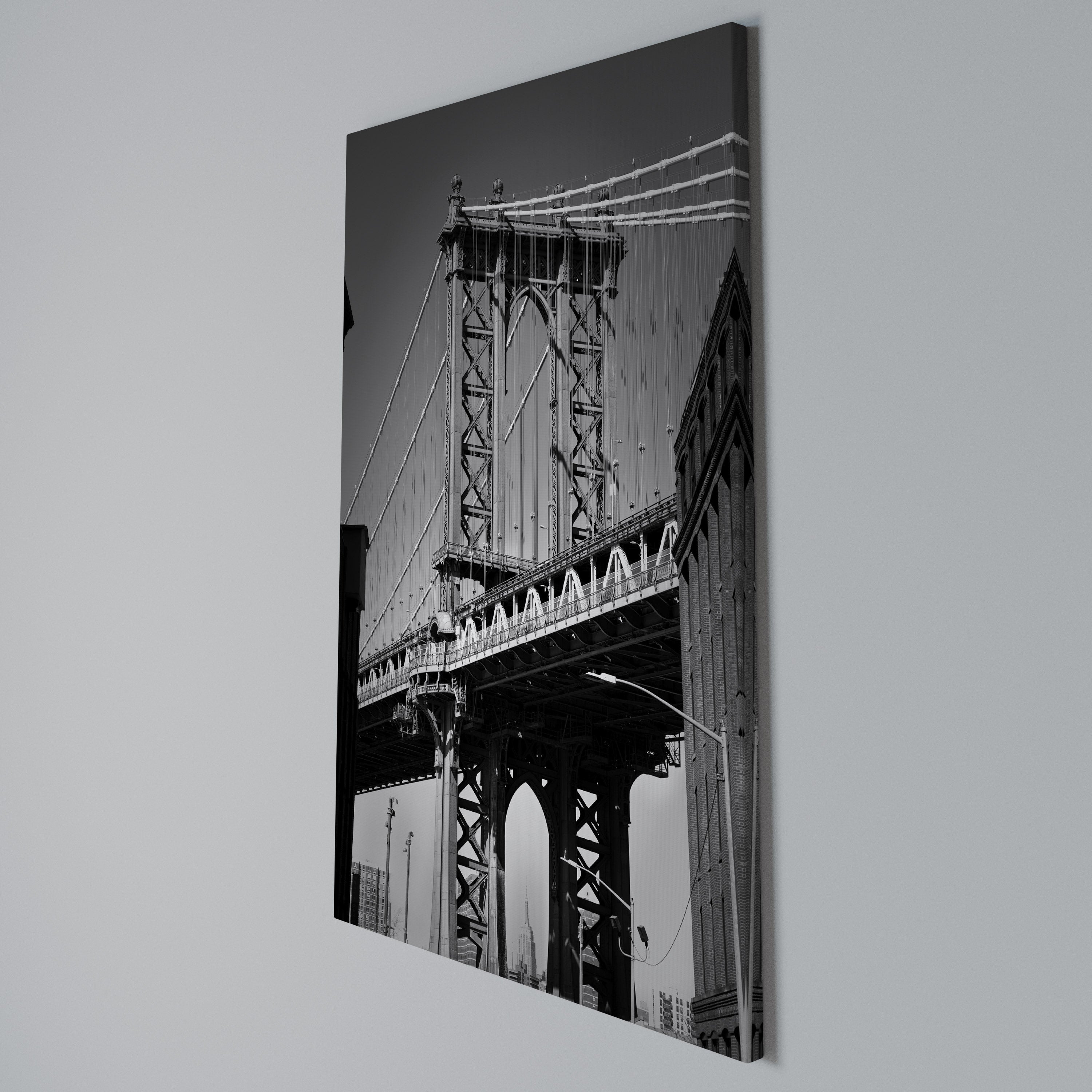 TIMELESS BRIDGE TALES Vertical Canvas Print