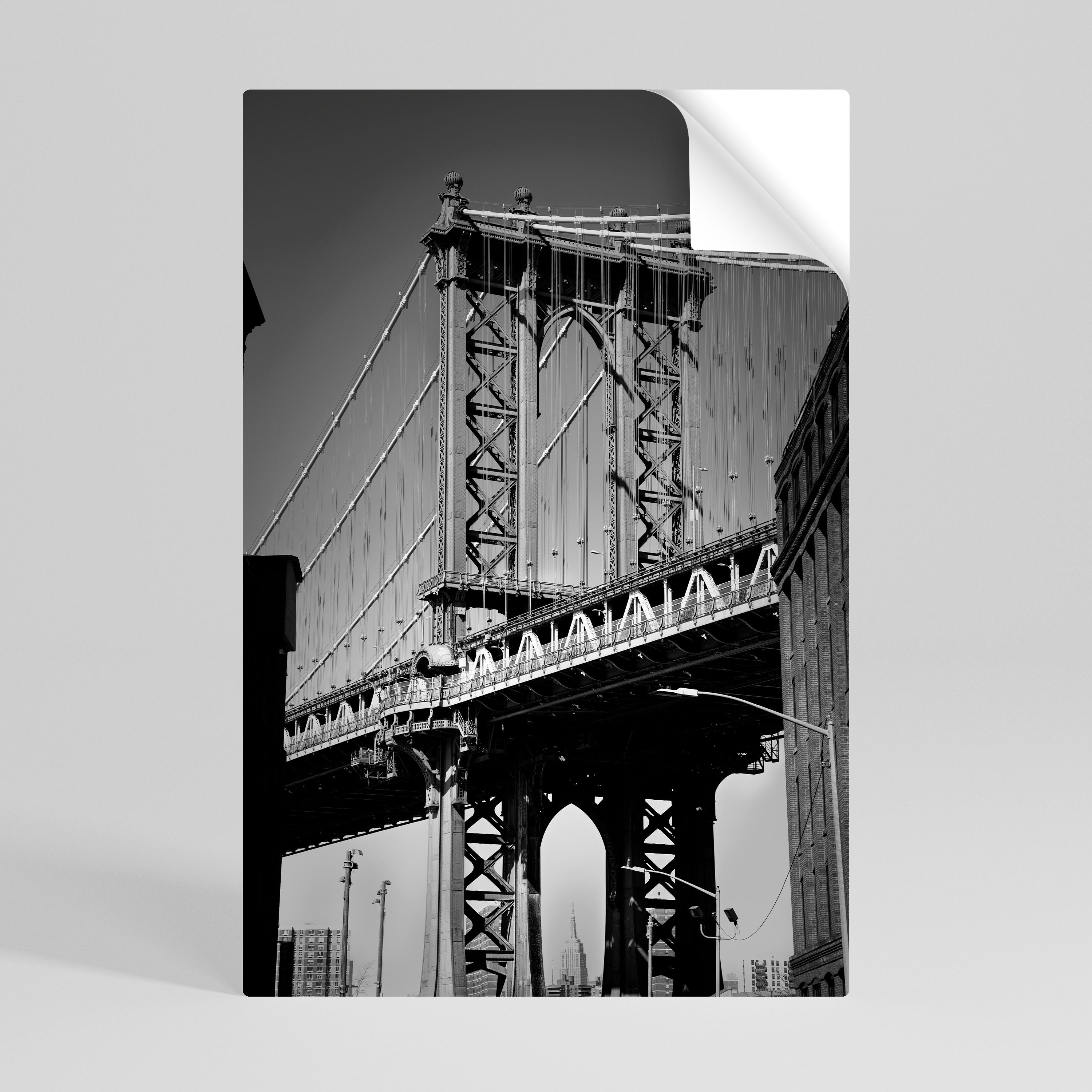 TIMELESS BRIDGE TALES Peel and Stick Vertical Poster