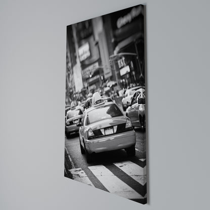 TIMELESS TAXI TALES Vertical Canvas Print
