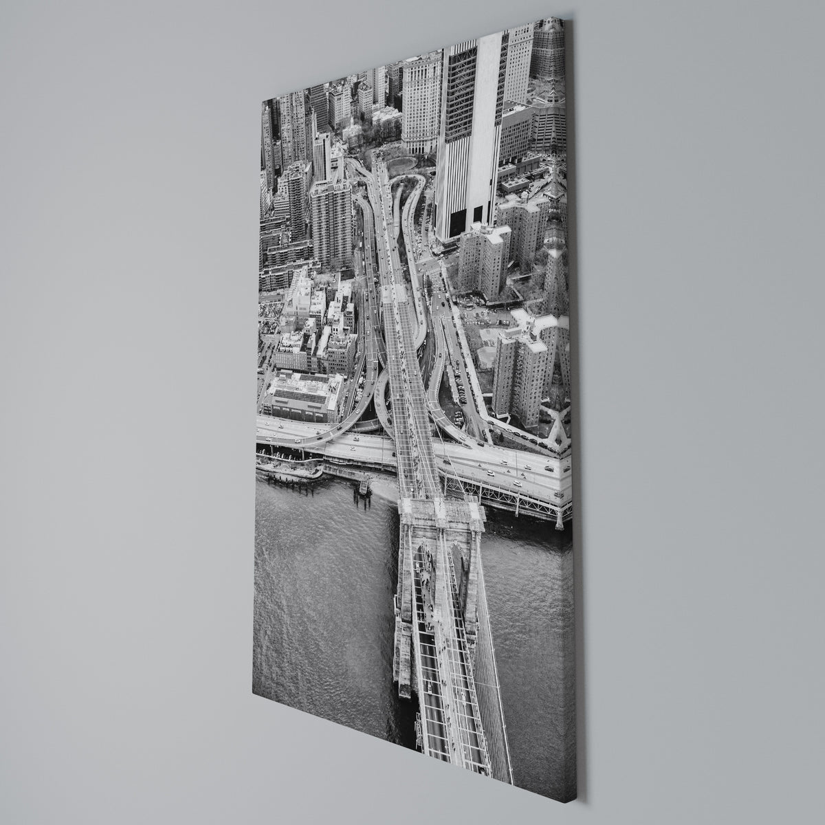 METROPOLITAN MAZE DANCE Vertical Canvas Print
