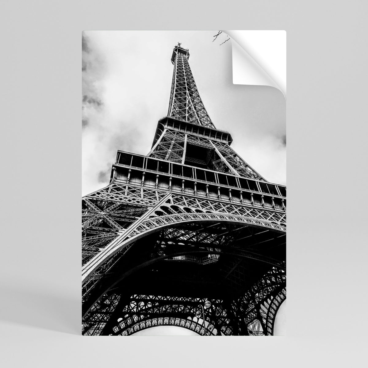MONOCHROME PARISIAN ICON Svislý samolepicí plakát