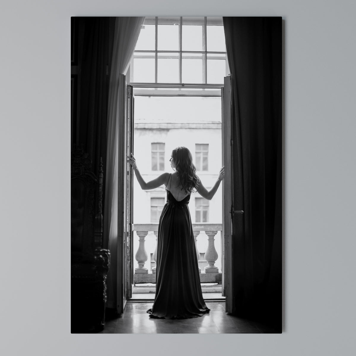 WINDOW TO WONDERS Vertical Canvas Print
