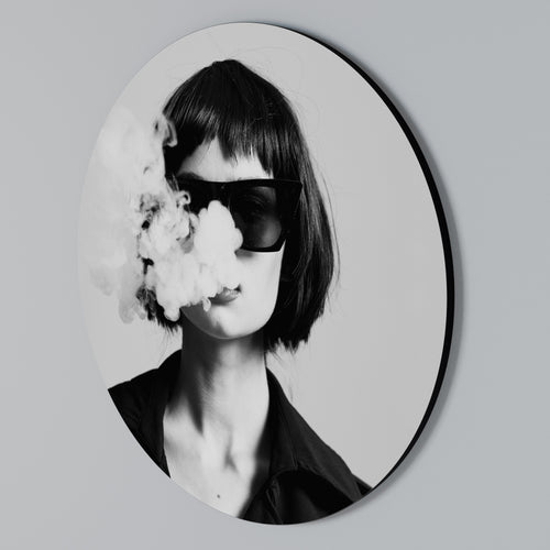 SMOKY BELLE Kulatá nástěnná dekorace