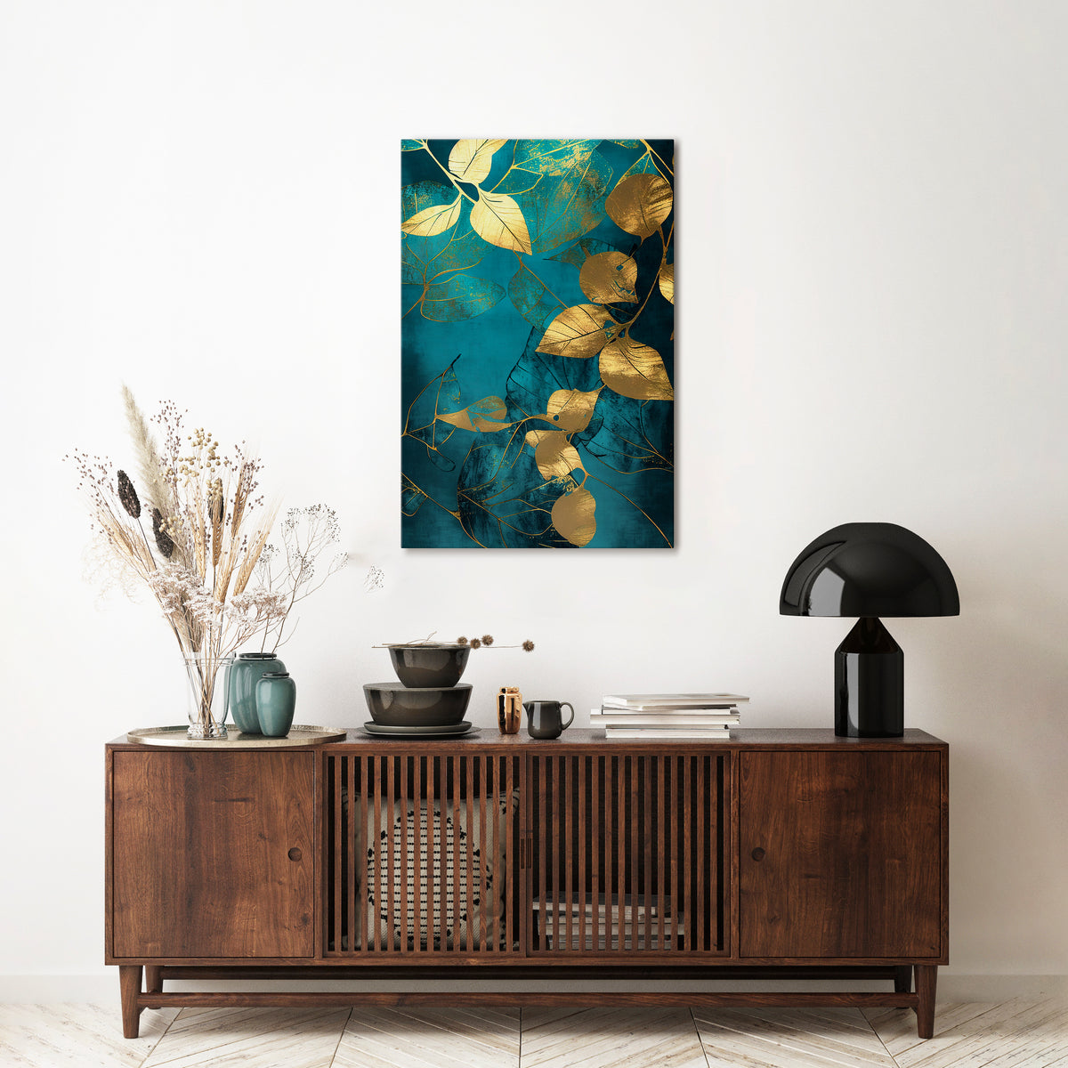 FOLIAGE FANTASIA Vertical Canvas Print