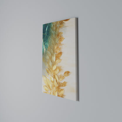 LEAVES IN RADIANCE Vertical Canvas Print