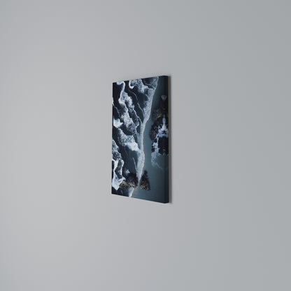 COSMIC COASTLINE Vertical Canvas Print
