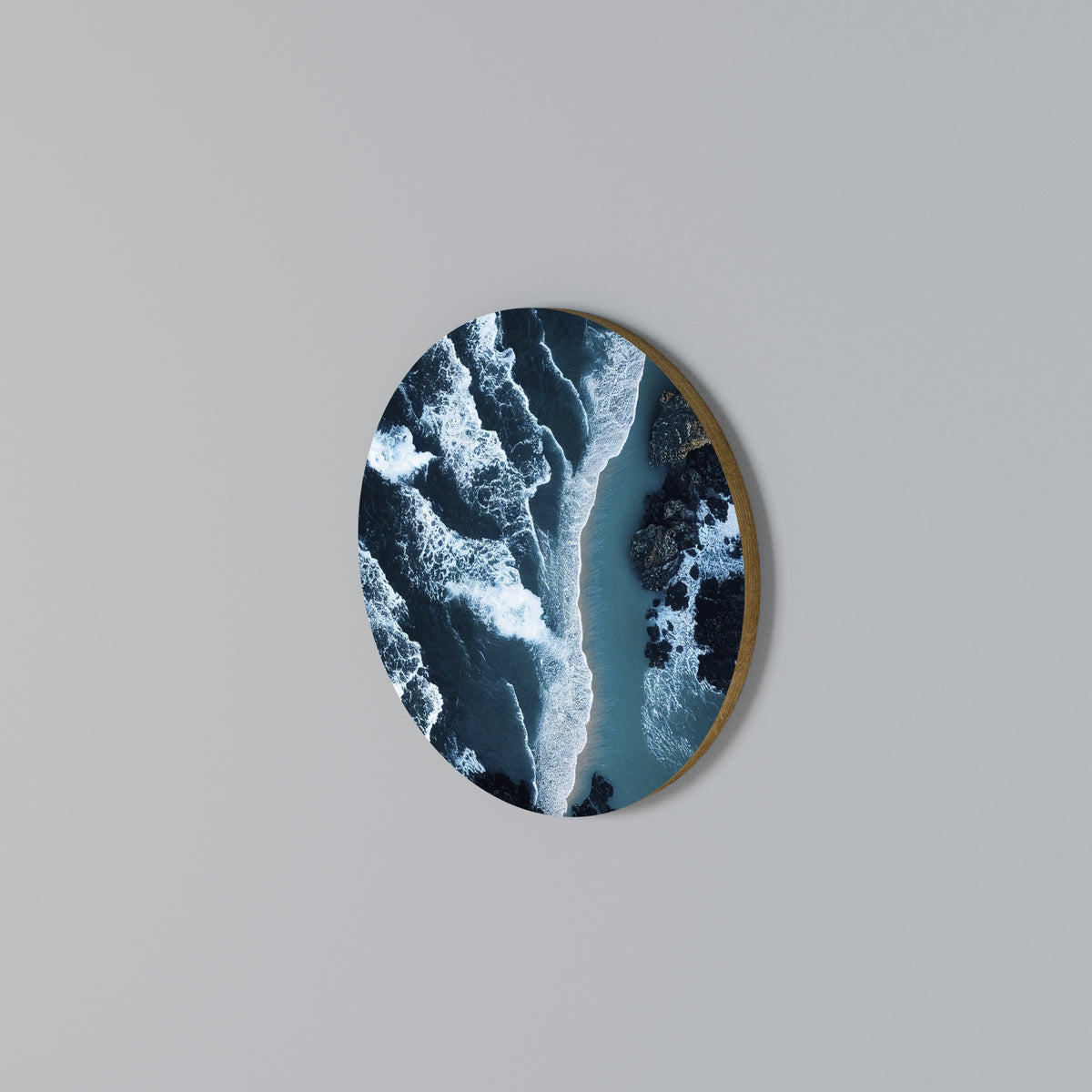 COSMIC COASTLINE Kulatá nástěnná dekorace