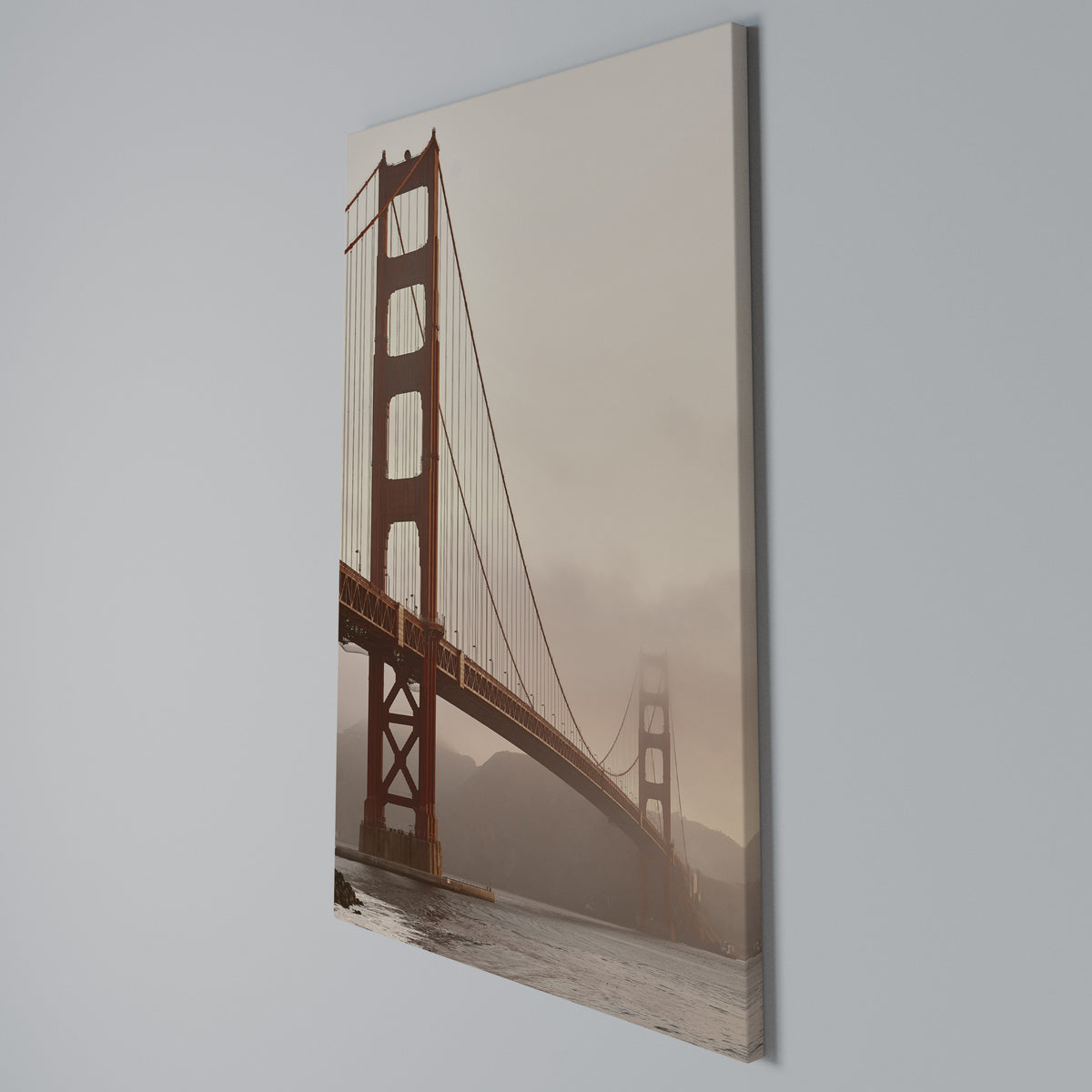 BRIDGE OF DREAMS Vertical Canvas Print