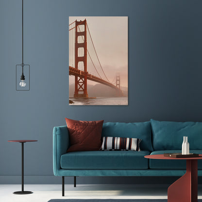 BRIDGE OF DREAMS Vertical Canvas Print