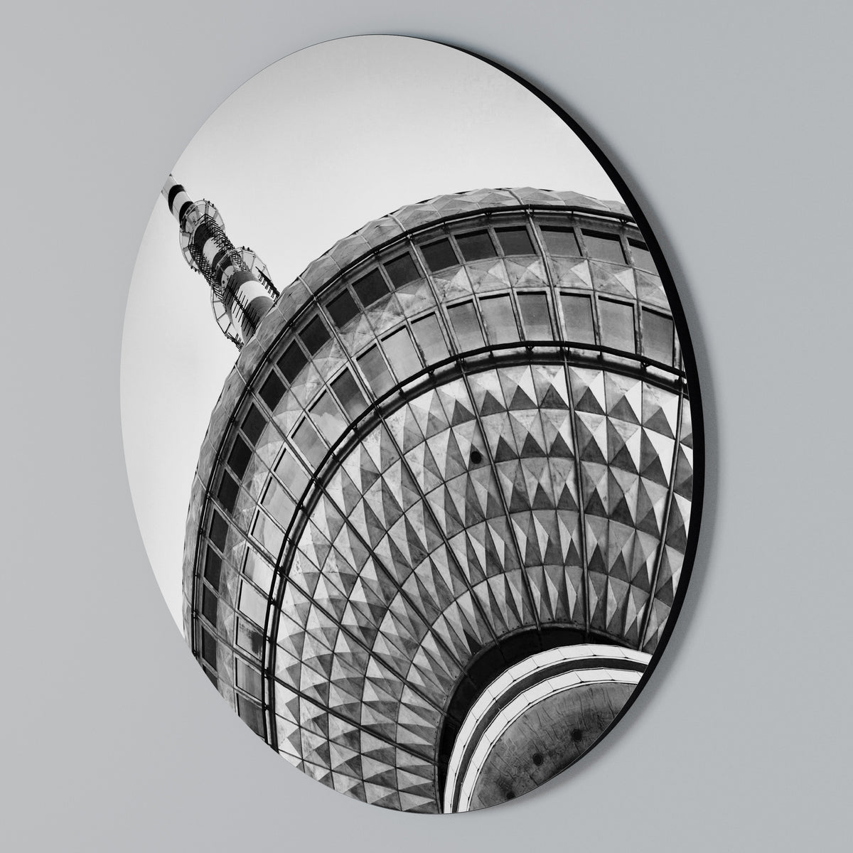 BERLINER FERNSEHTURM Kulatá nástěnná dekorace