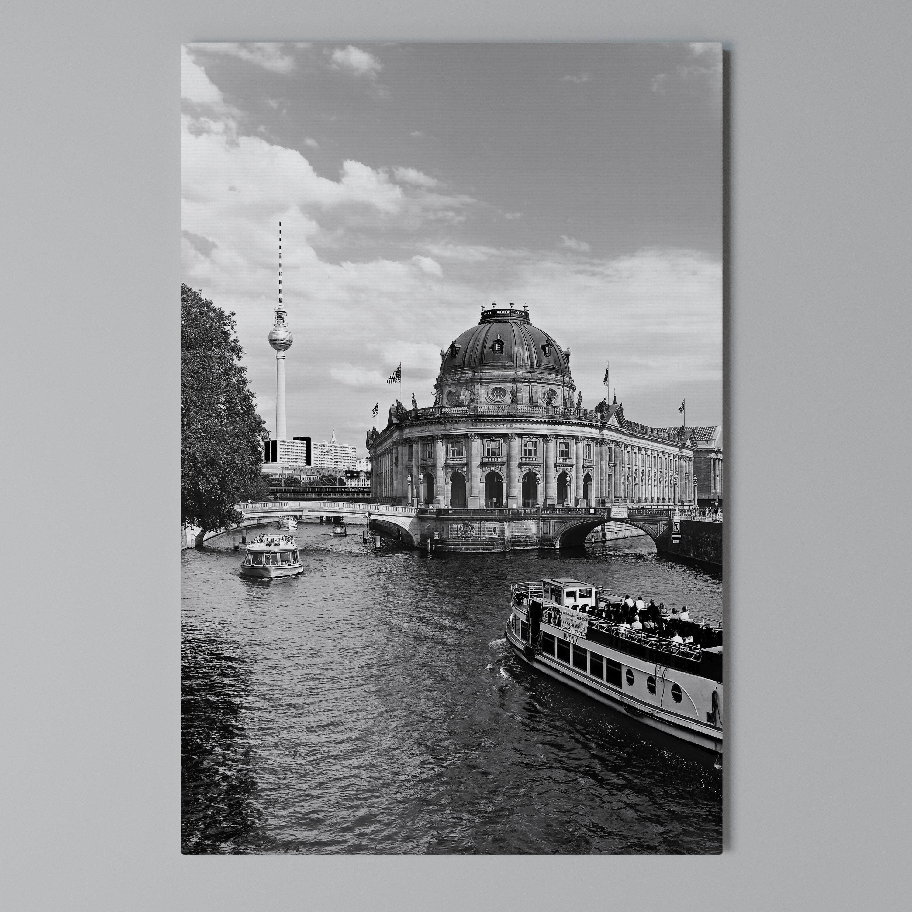 GHOSTS OF HISTORY Vertical Canvas Print
