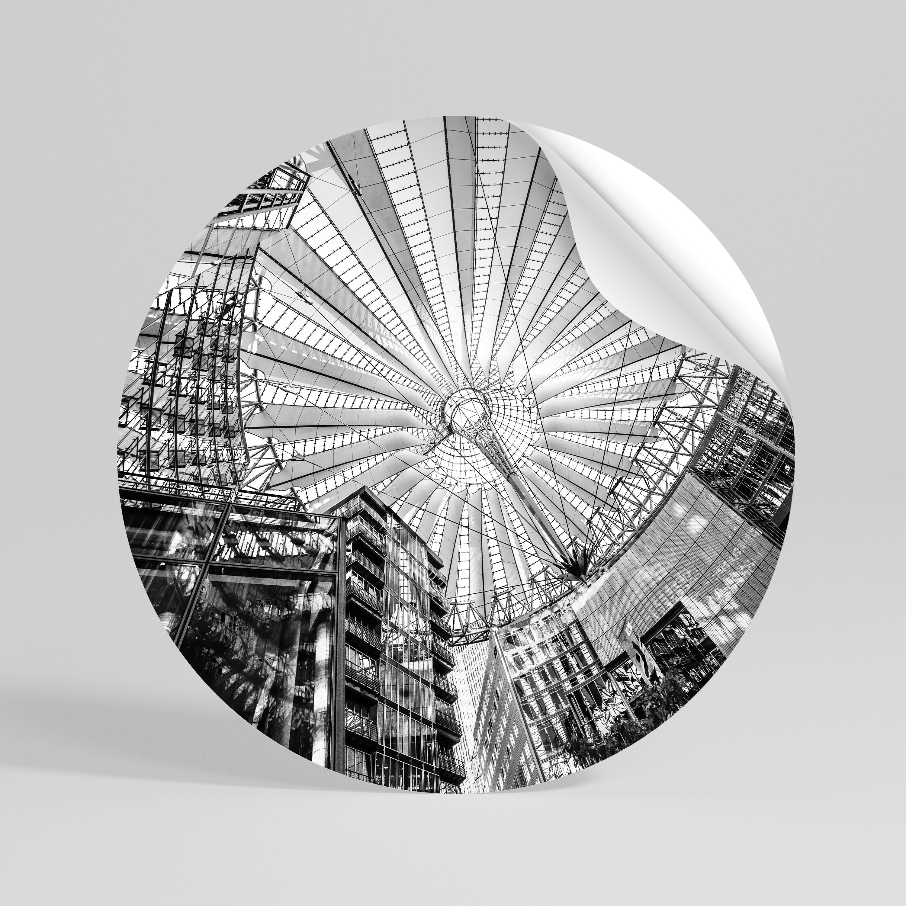 CEILING OF DREAMS Kulatá samolepka