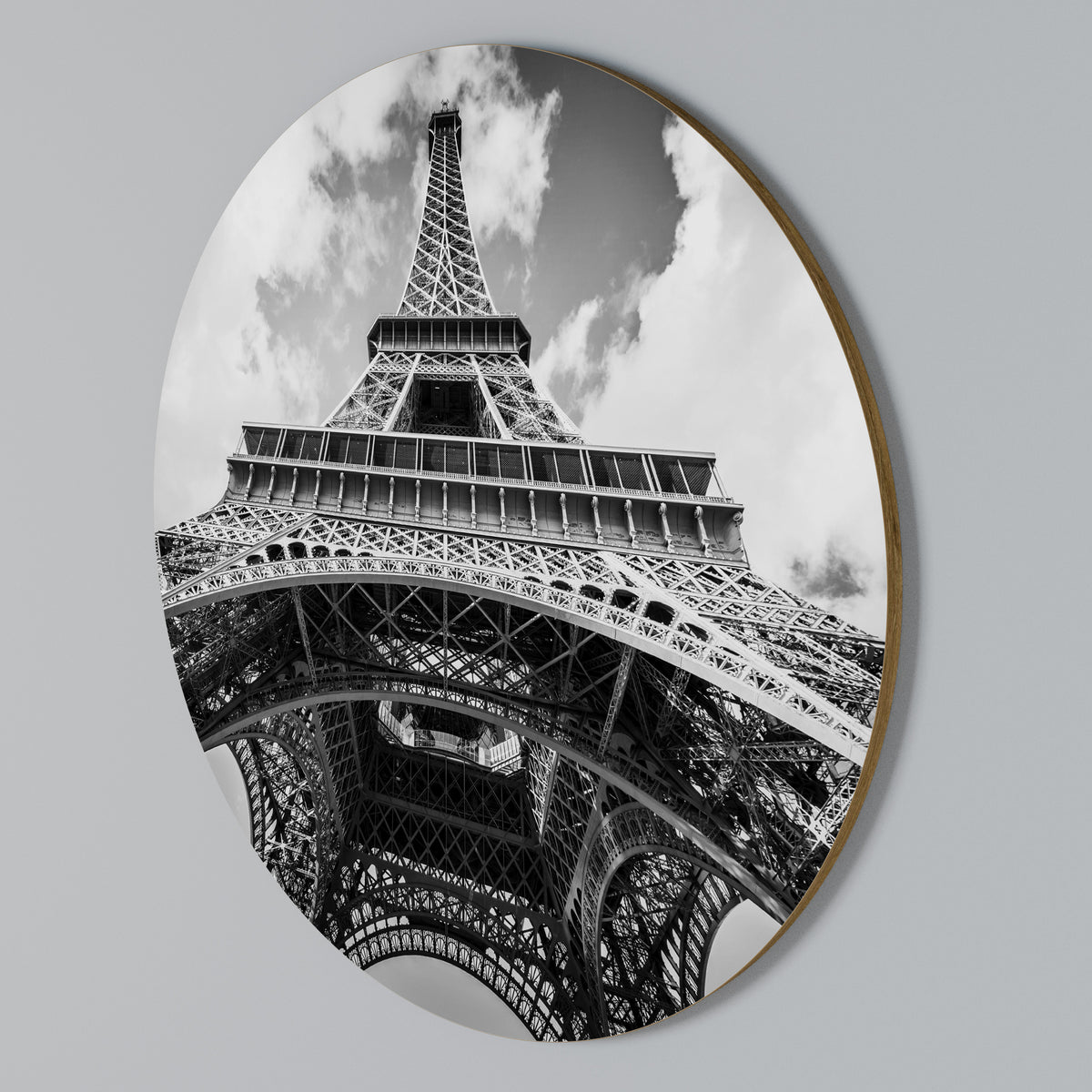 TIMELESS EIFFEL PERSPECTIVE Kulatá nástěnná dekorace