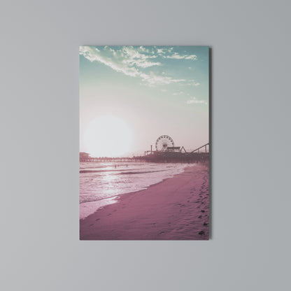 PASTEL COAST VIBES Vertical Canvas Print