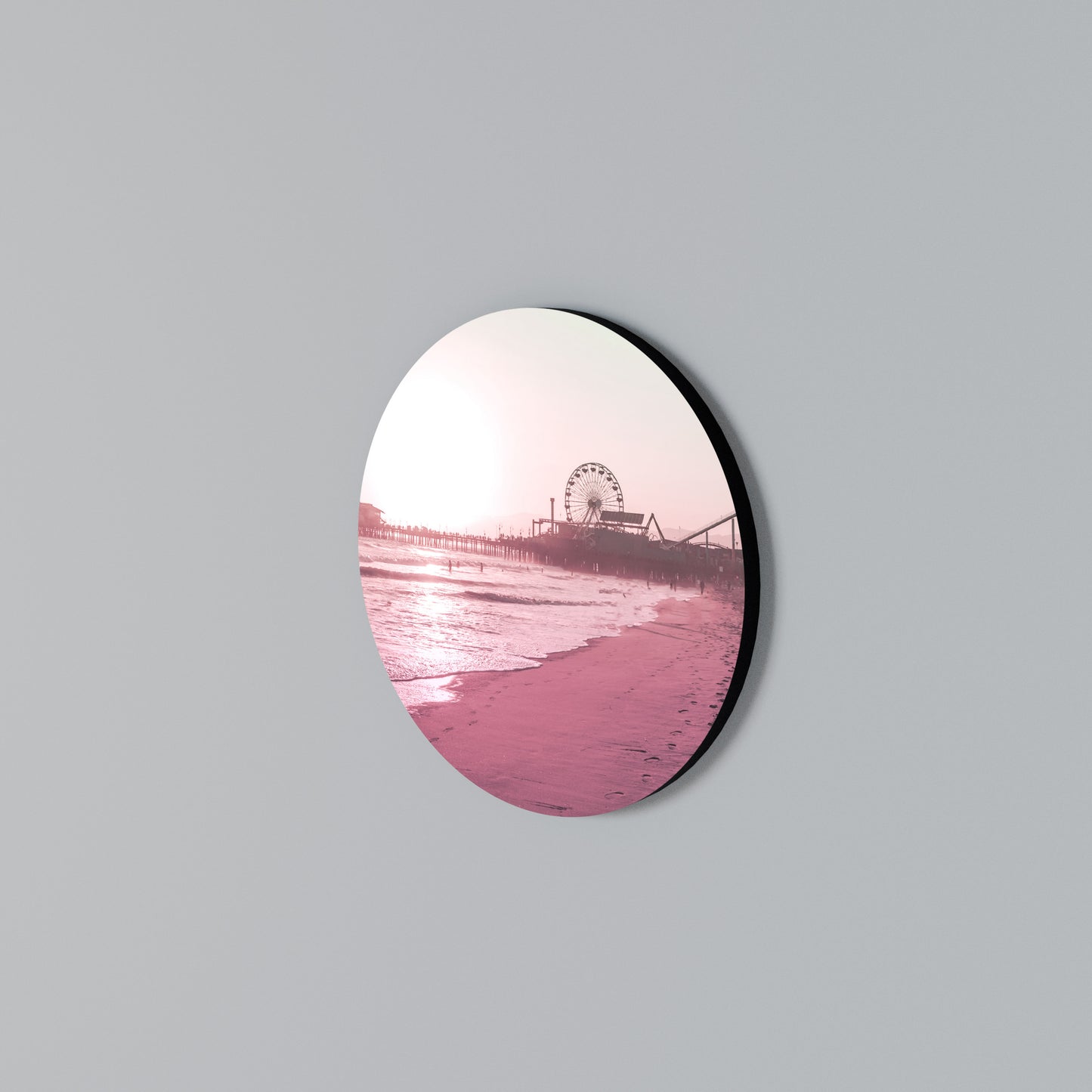 PASTEL COAST VIBES Kulatá nástěnná dekorace