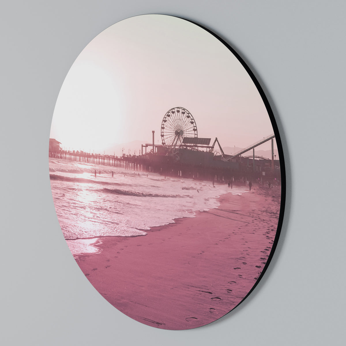 PASTEL COAST VIBES Kulatá nástěnná dekorace