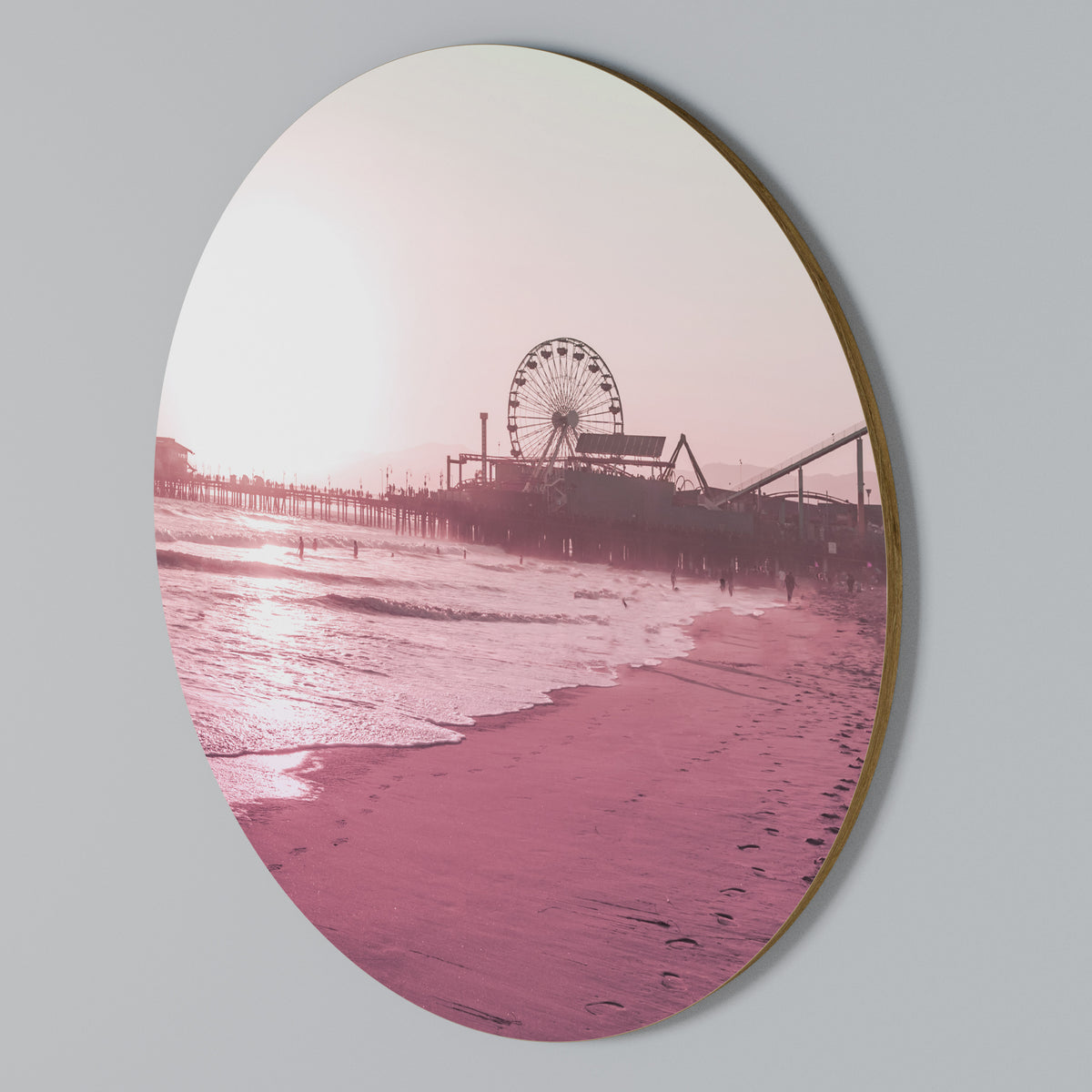 PASTEL COAST VIBES Kulatá nástěnná dekorace