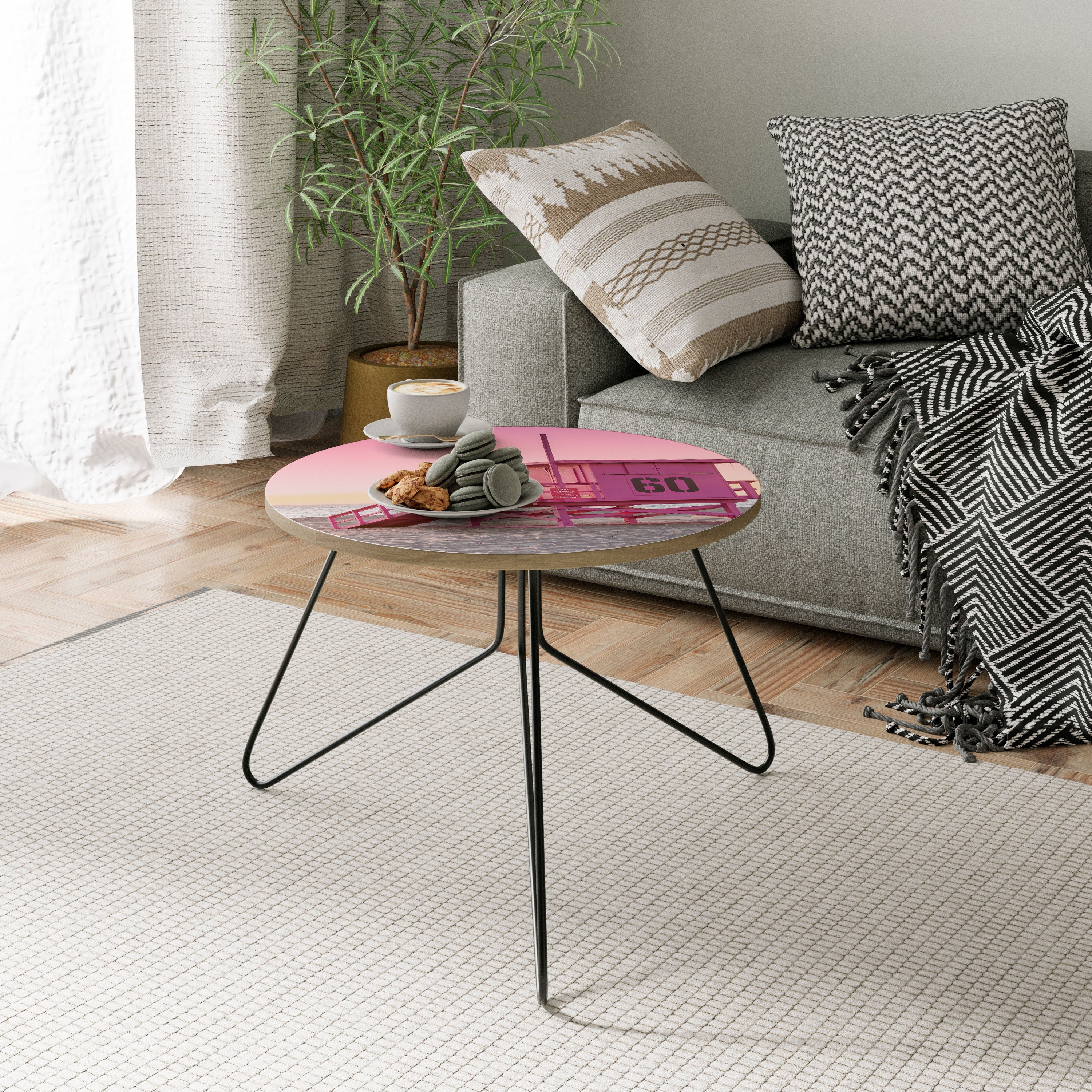 PINK PARADISE WATCH Konferenční stolek