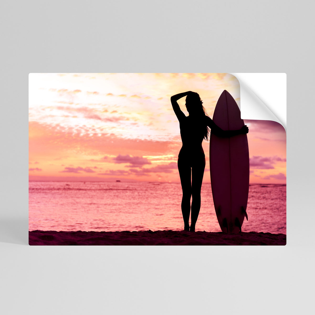 SUNSET SURF SPIRIT Vodorovný samolepicí plakát
