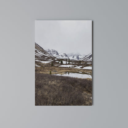 ECHOES OF WINTER Vertical Canvas Print
