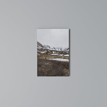 ECHOES OF WINTER Vertical Canvas Print