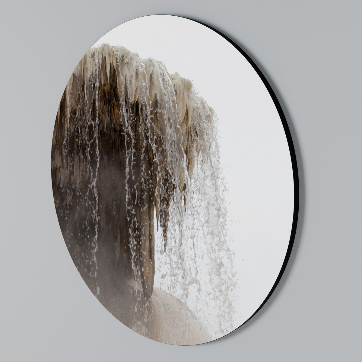 MAMMOTH HOT SPRINGS Kulatá nástěnná dekorace