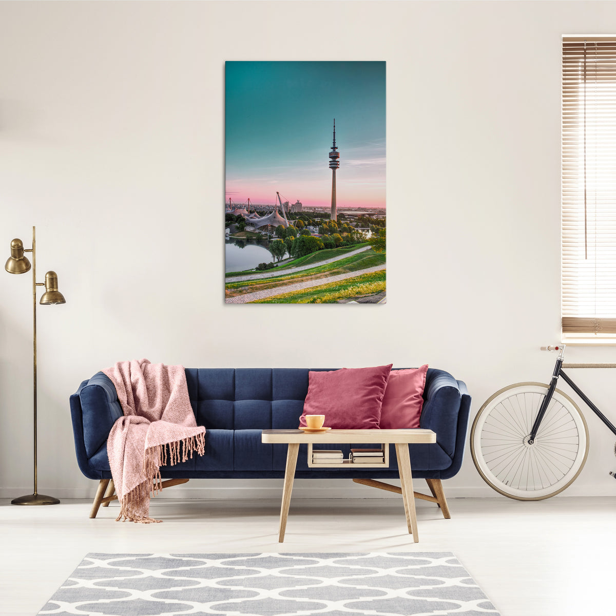 TOWERING DREAMSCAPE Vertical Canvas Print
