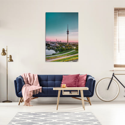 TOWERING DREAMSCAPE Vertical Canvas Print