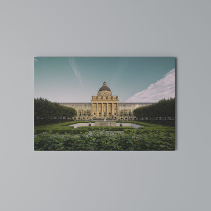 TRANQUIL PALACE VIEW Horizontal Canvas Print