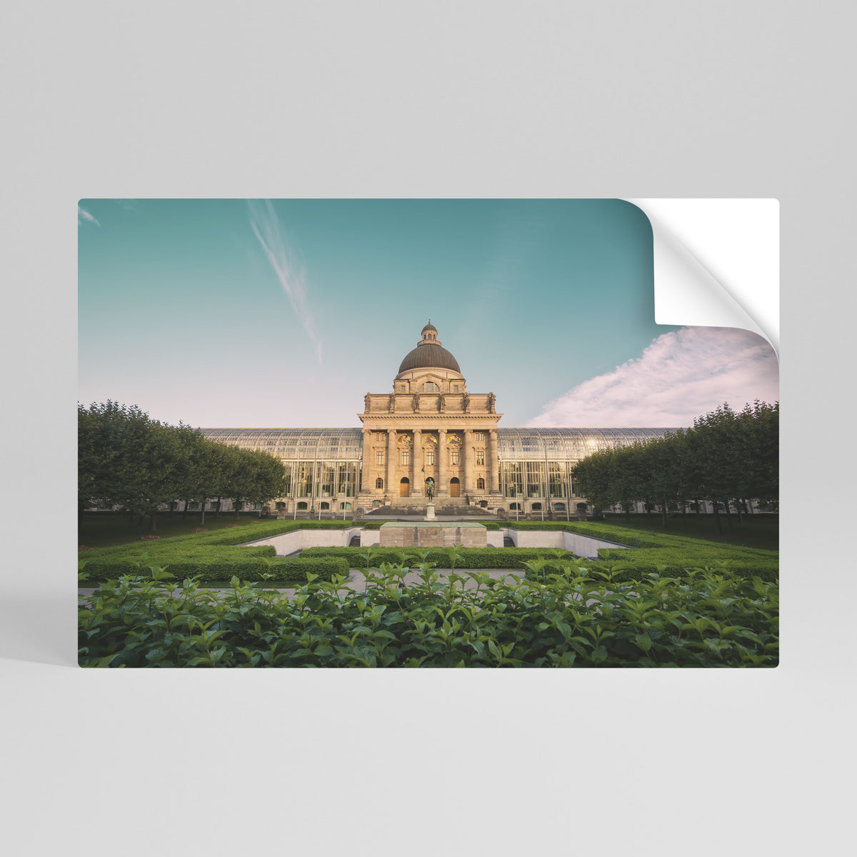 TRANQUIL PALACE VIEW Vodorovný samolepicí plakát