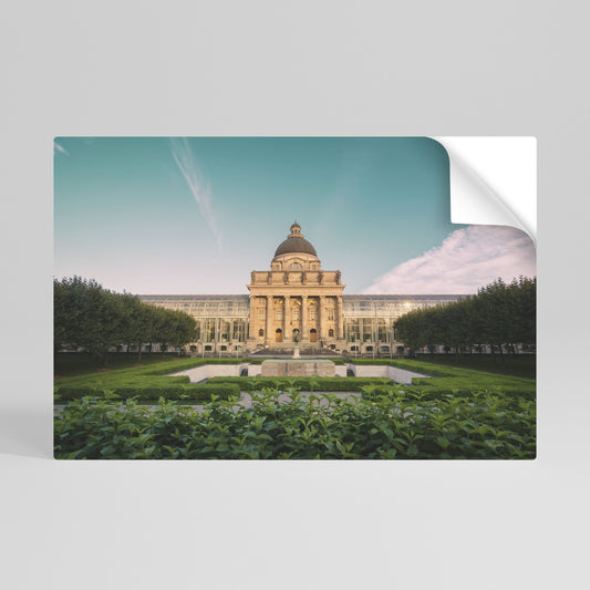 TRANQUIL PALACE VIEW Vodorovný samolepicí plakát