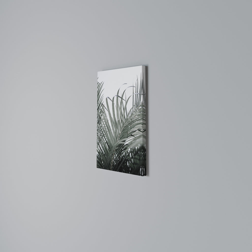 PALM WHISPERS Vertical Canvas Print