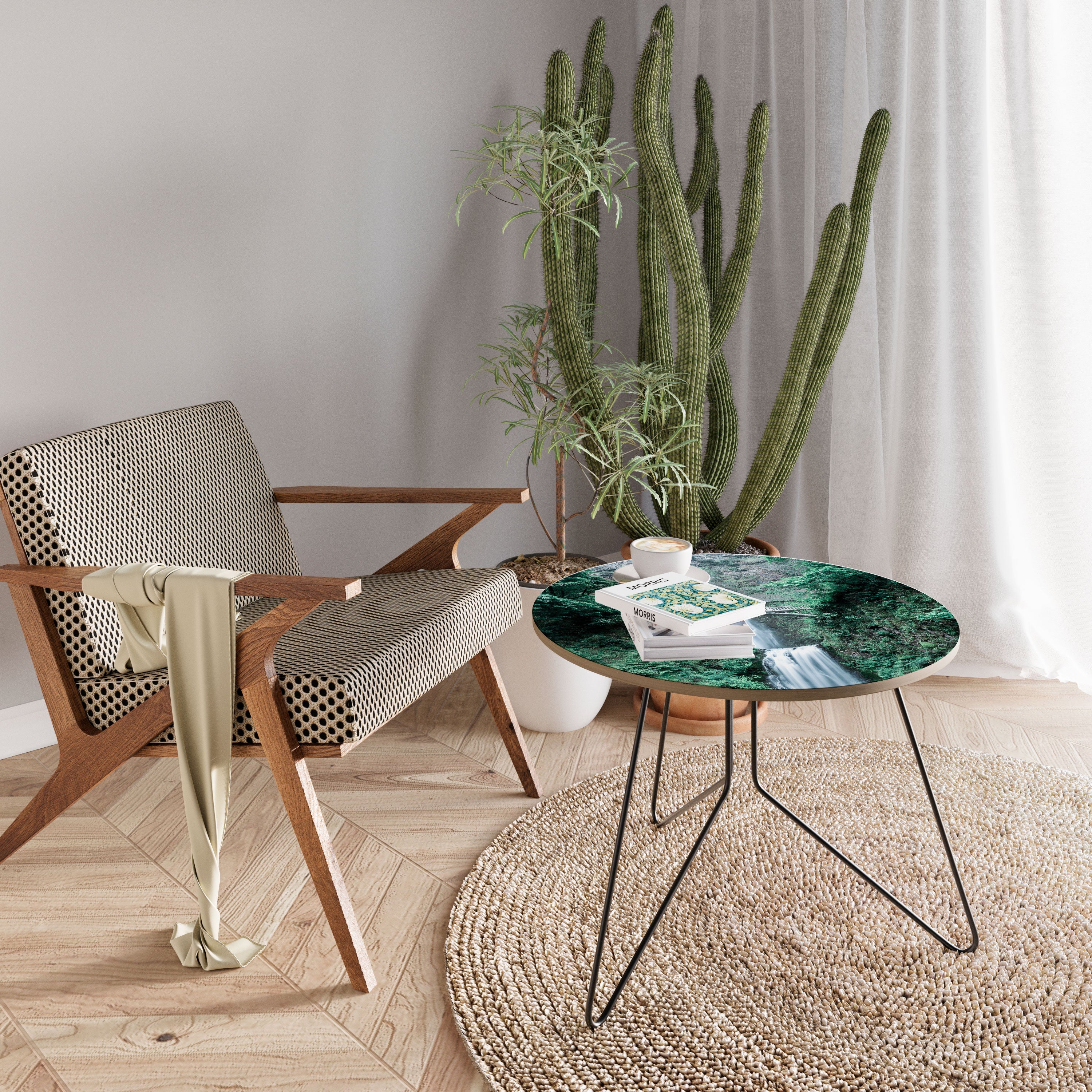 MYSTICAL WATERSCAPE BRIDGE Konferenční stolek