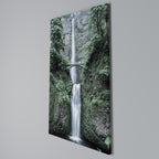 MYSTICAL WATERSCAPE BRIDGE Vertical Canvas Print