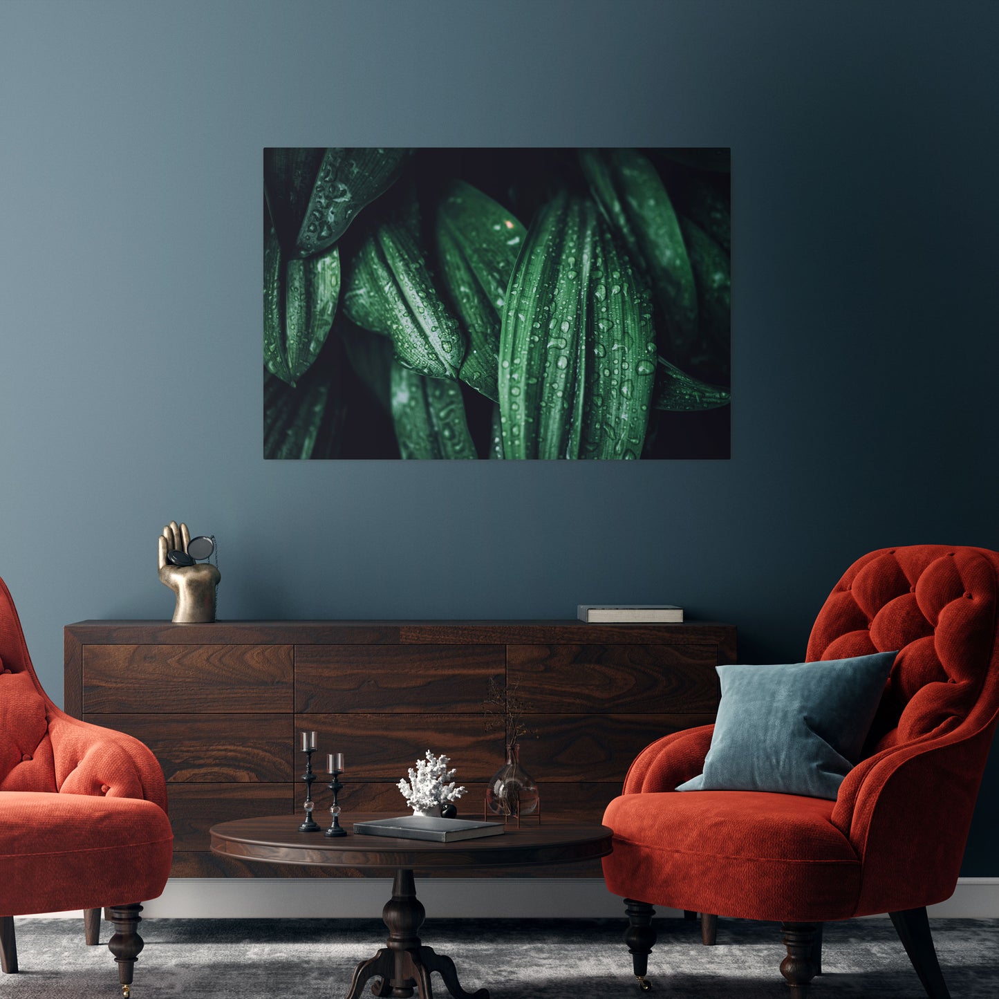 LUSH DROPLET DANCE Horizontal Canvas Print